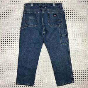 Dickies Carpenter Jeans 36x30 Faded‎ Work Wear Straight Cut Y2K Faded Skate 90s
